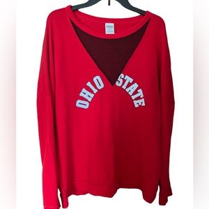 Pink Victoria’s Secret Ohio State crew neck